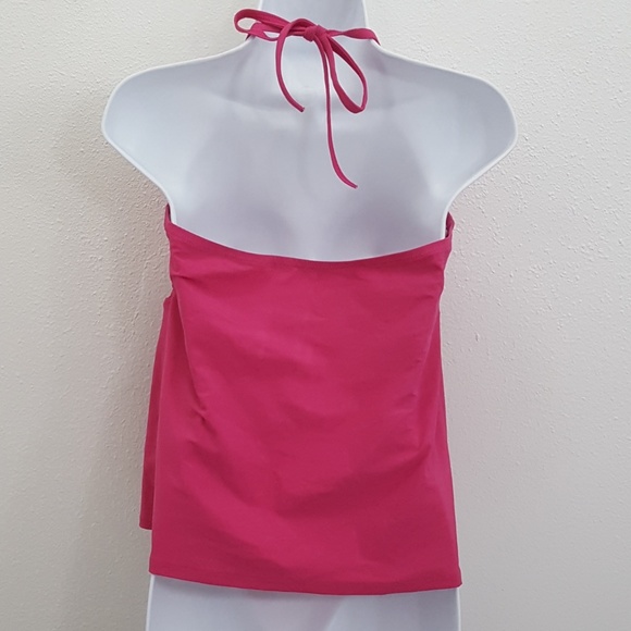 NWOT Lands' End Ruffled Tankini Bathing Suit Top - Picture 3 of 4